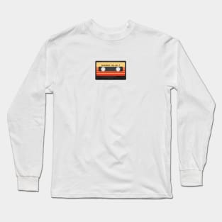 Small Logo Simple Retro Cassette Art Awesome Mix Volume 1 Guardians of the Galaxy Long Sleeve T-Shirt